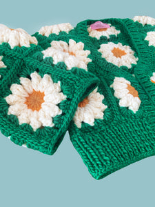 Cardigan in lana Colossal Daisies
