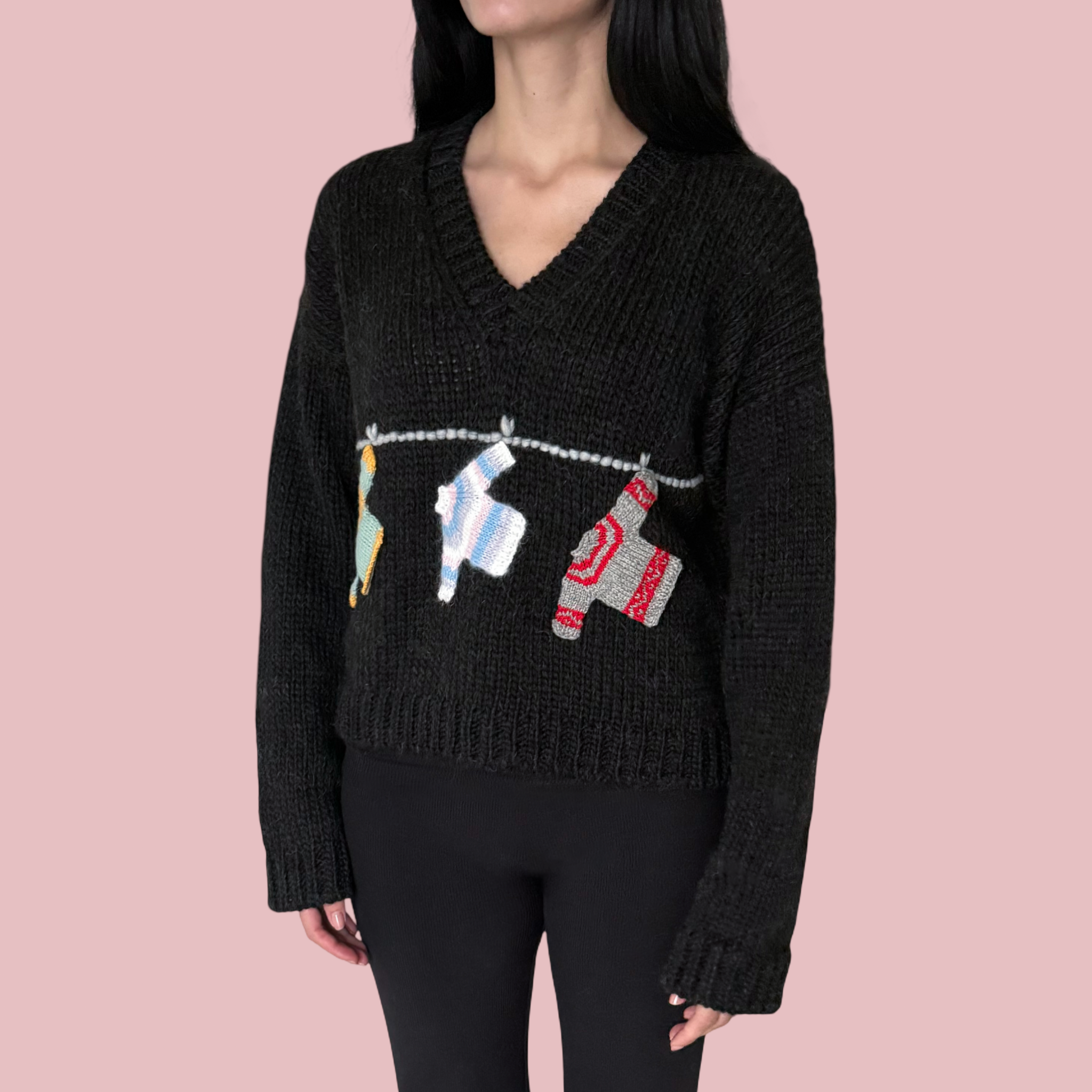 V-Neck Sweater – Laundry Mishaps