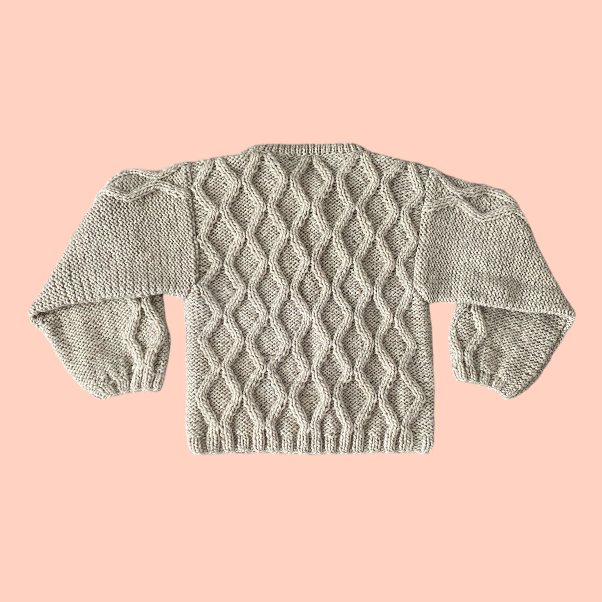 Flowers and Lozenge sweater