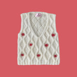 Carica l&#39;immagine nel visualizzatore di Gallery, Gilet Fiori e Losanghe
