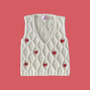 Gilet Fiori e Losanghe