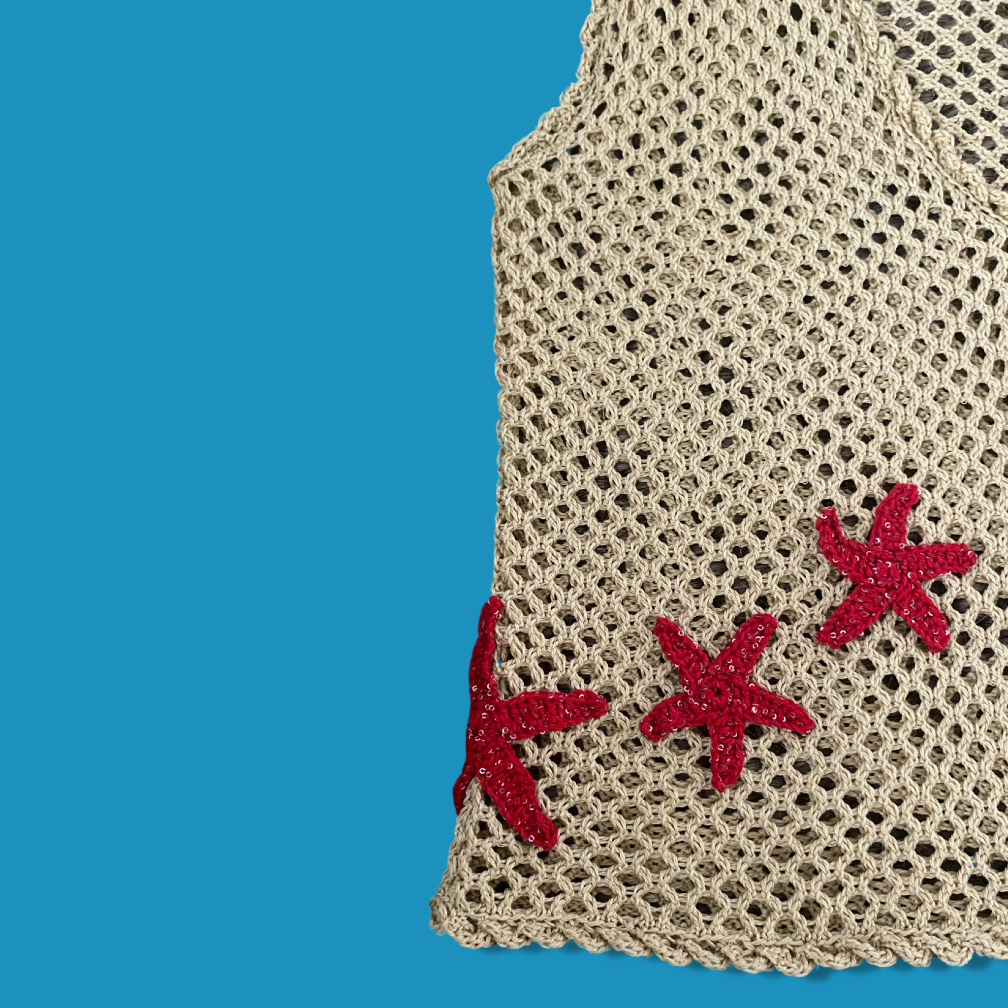 Starfish openwork vest