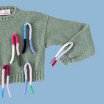 Load image into Gallery viewer, One, Nobody, One Hundred Thousand Bows Sweater
