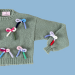 Load image into Gallery viewer, One, Nobody, One Hundred Thousand Bows Sweater
