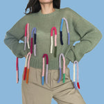 Load image into Gallery viewer, One, Nobody, One Hundred Thousand Bows Sweater
