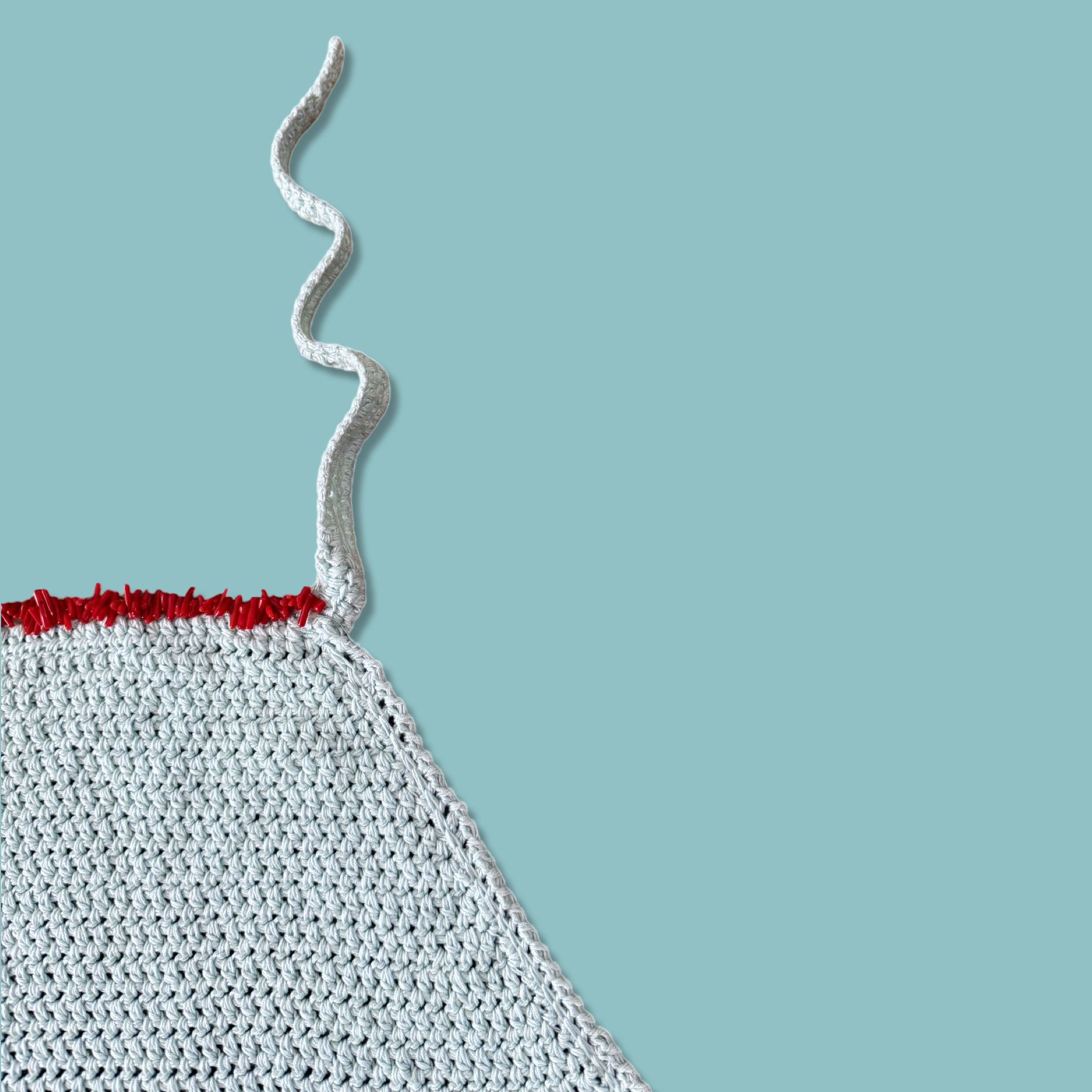 Mermaid halter top - Light blue