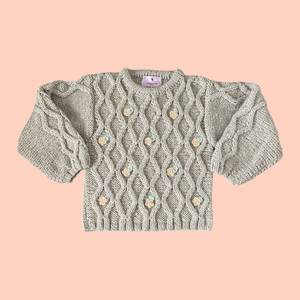 Flowers and Lozenge sweater