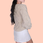 Load image into Gallery viewer, Flowers and Lozenge sweater
