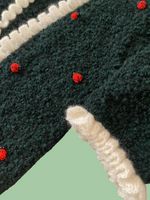 Cargar imagen en el visor de la galería, Bouclé Cardigan Ladybug
