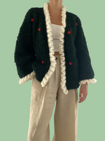 Загрузить изображение в средство просмотра галереи, Bouclé Cardigan Ladybug
