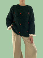 Load image into Gallery viewer, Boucle&#39; Sweater Ladybug
