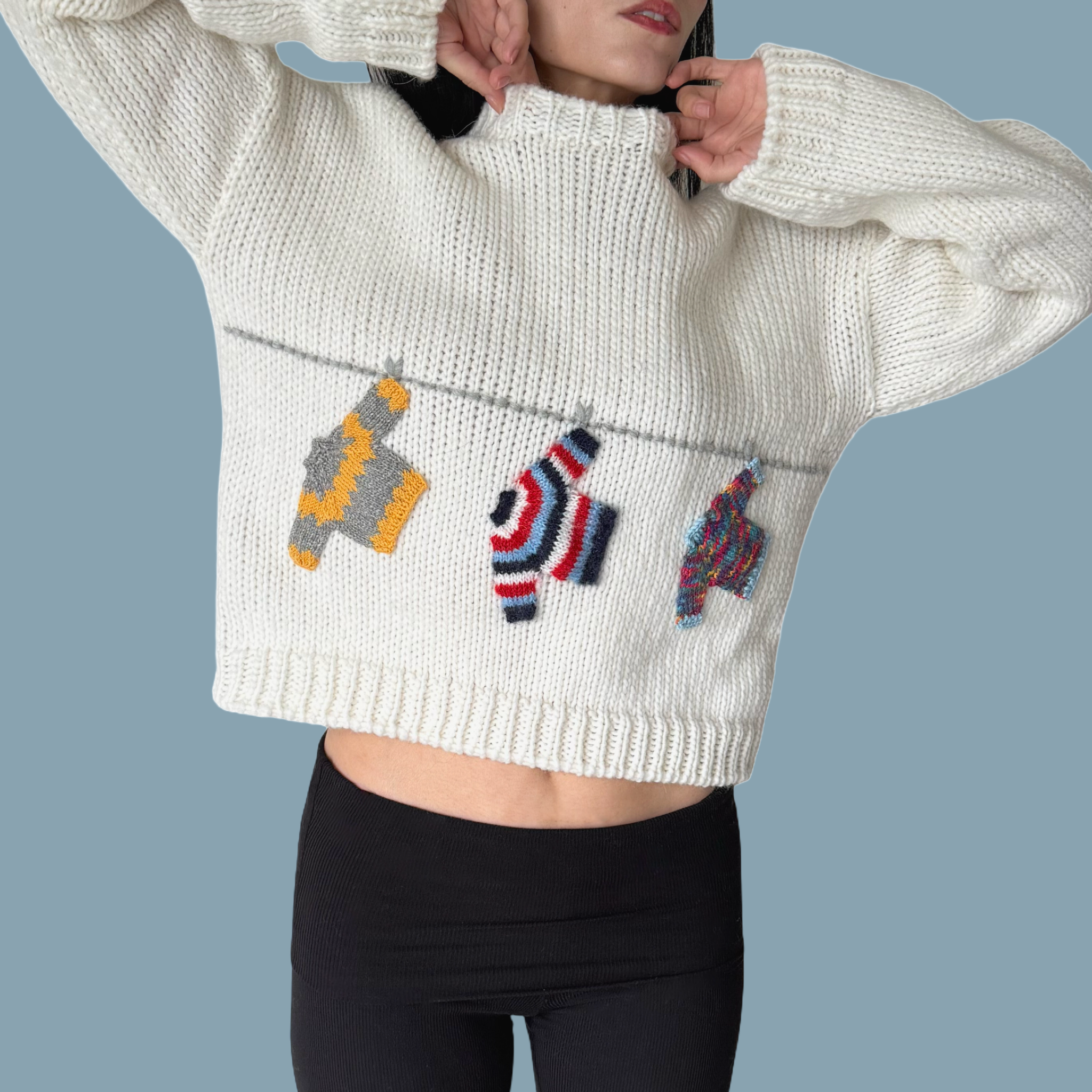 Crewneck Sweater – Laundry Mishaps