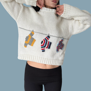 Crewneck Sweater – Laundry Mishaps
