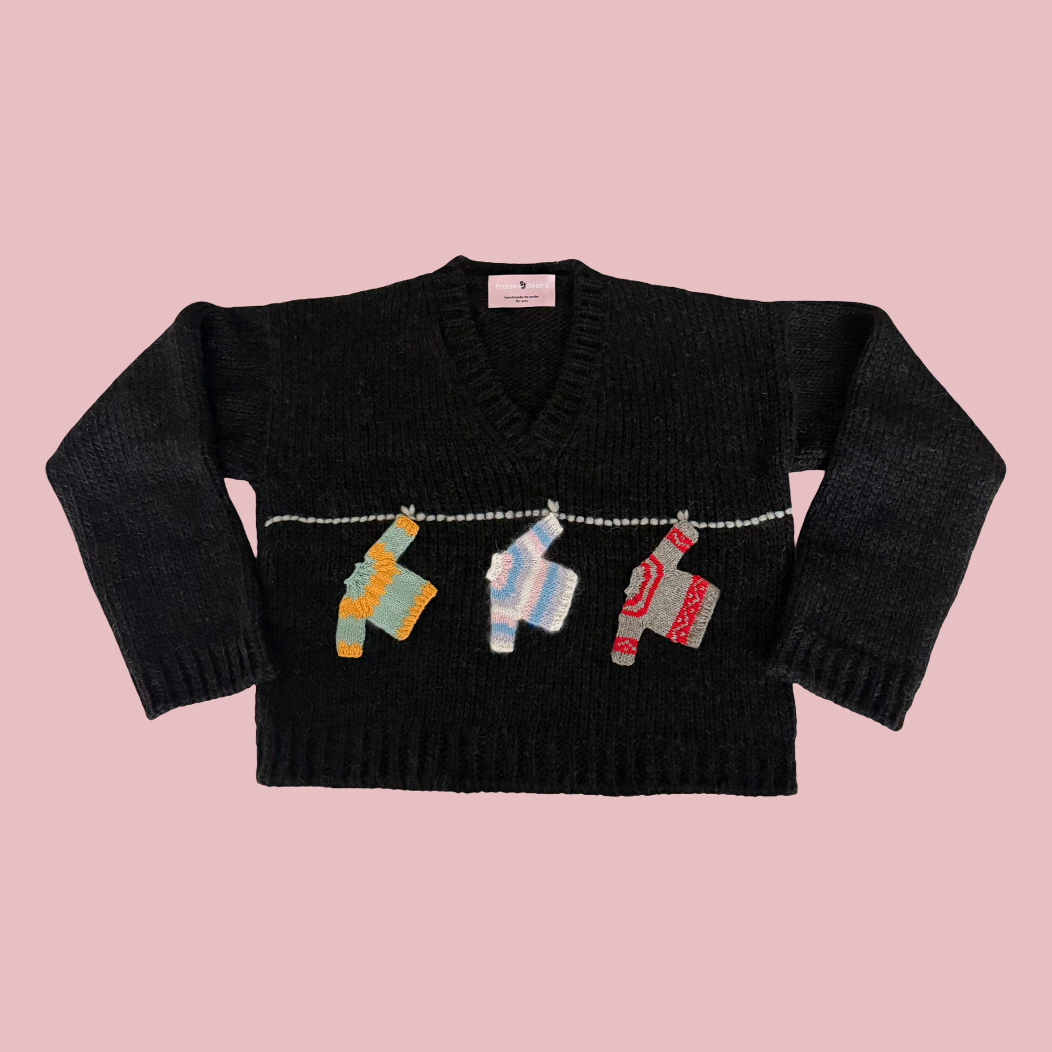 V-Neck Sweater – Laundry Mishaps