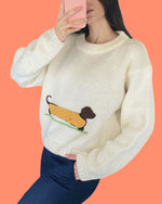 Cargar imagen en el visor de la galería, The Sausage Dog sweater
