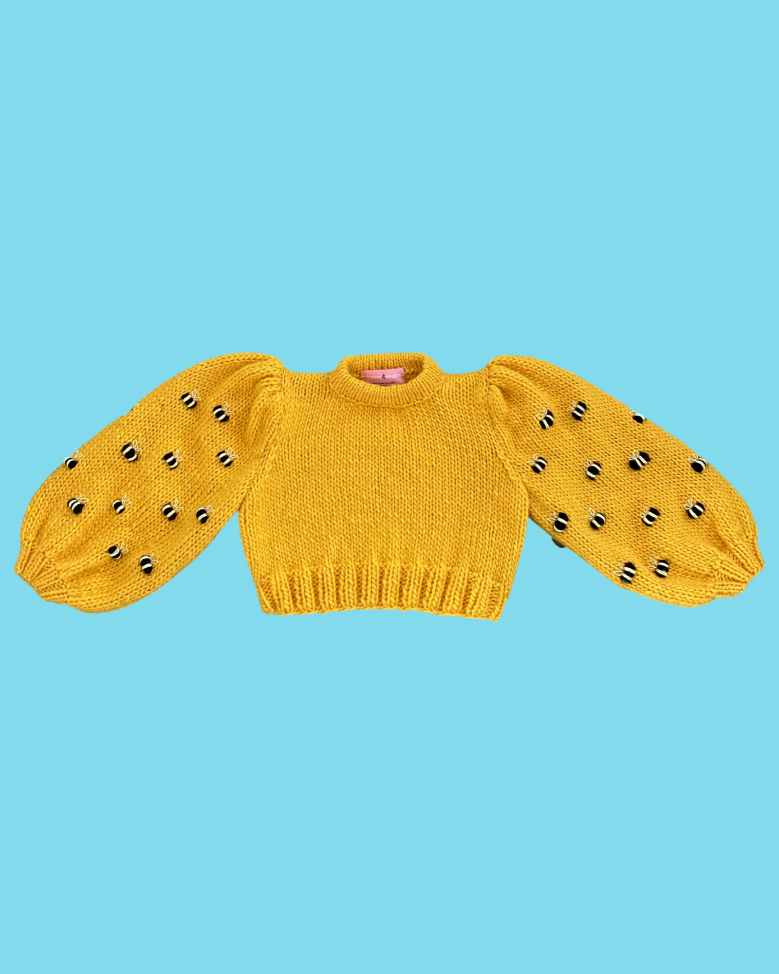 Save The Bees hand-knitted sweater