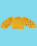Load image into Gallery viewer, Save The Bees hand-knitted sweater
