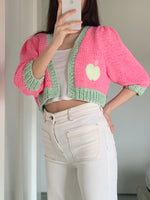 Load image into Gallery viewer, Marlena hand-knitted cardigan
