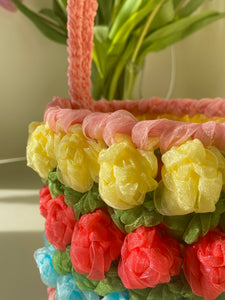Borsa a secchiello Oh My Tulips
