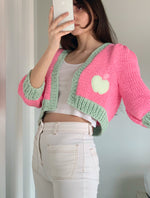 Cargar imagen en el visor de la galería, Marlena hand-knitted cardigan
