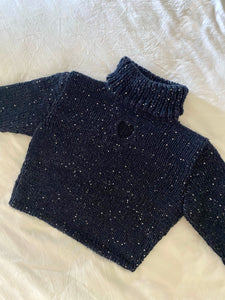 Candy Girl shimmering turtleneck