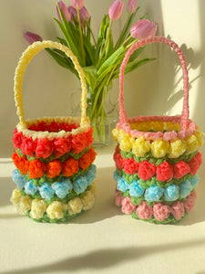 Borsa a secchiello Oh My Tulips