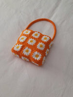 Load image into Gallery viewer, Love me-Love me not crochet mini bag
