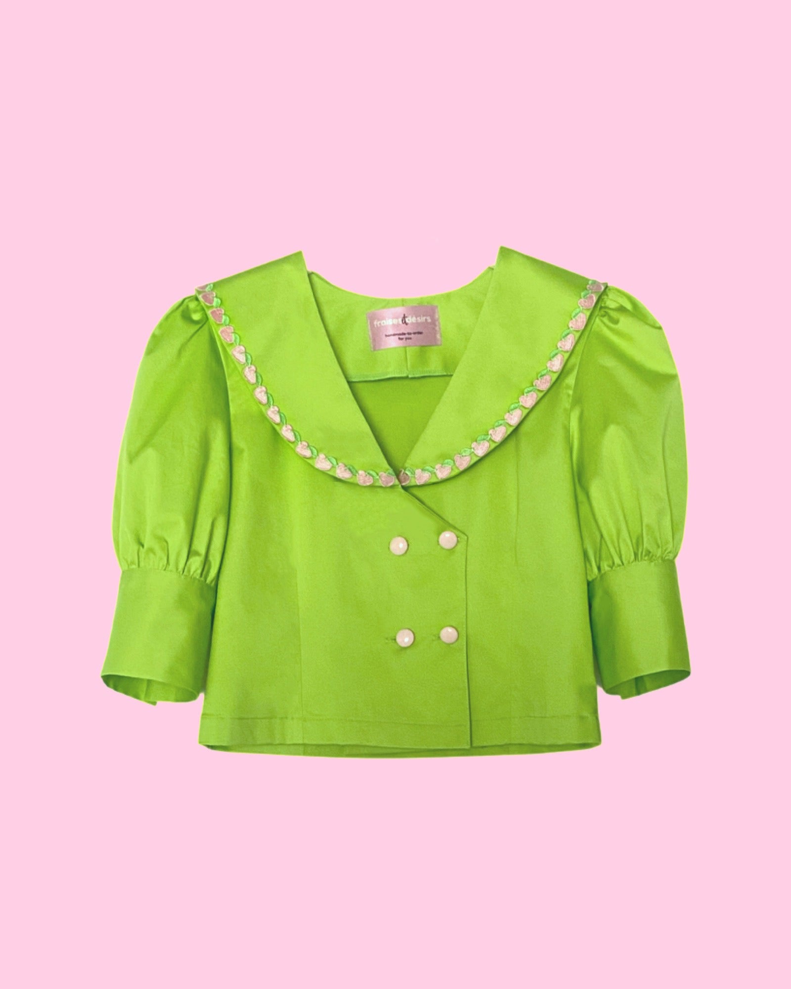 Tutti Frutti double-breasted blouse