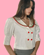 Load image into Gallery viewer, Tutti Frutti double-breasted blouse
