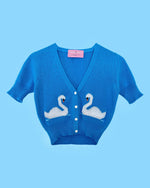 Cargar imagen en el visor de la galería, Swan Lake cotton cardigan
