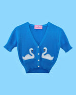 Load image into Gallery viewer, Swan Lake cotton cardigan
