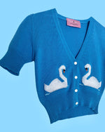 Cargar imagen en el visor de la galería, Swan Lake cotton cardigan
