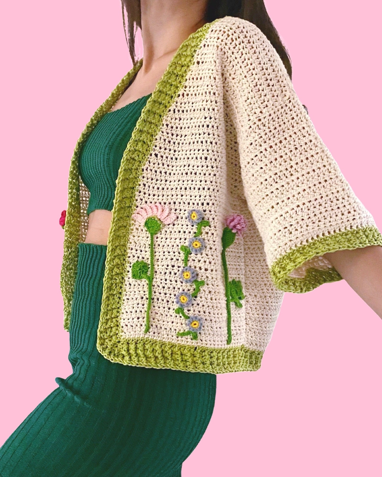 Cardigan in cotone Secret Garden