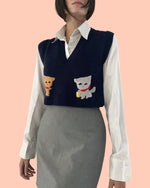 Charger l&#39;image dans la galerie, Les Chats wool vest
