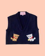 Charger l&#39;image dans la galerie, Les Chats wool vest
