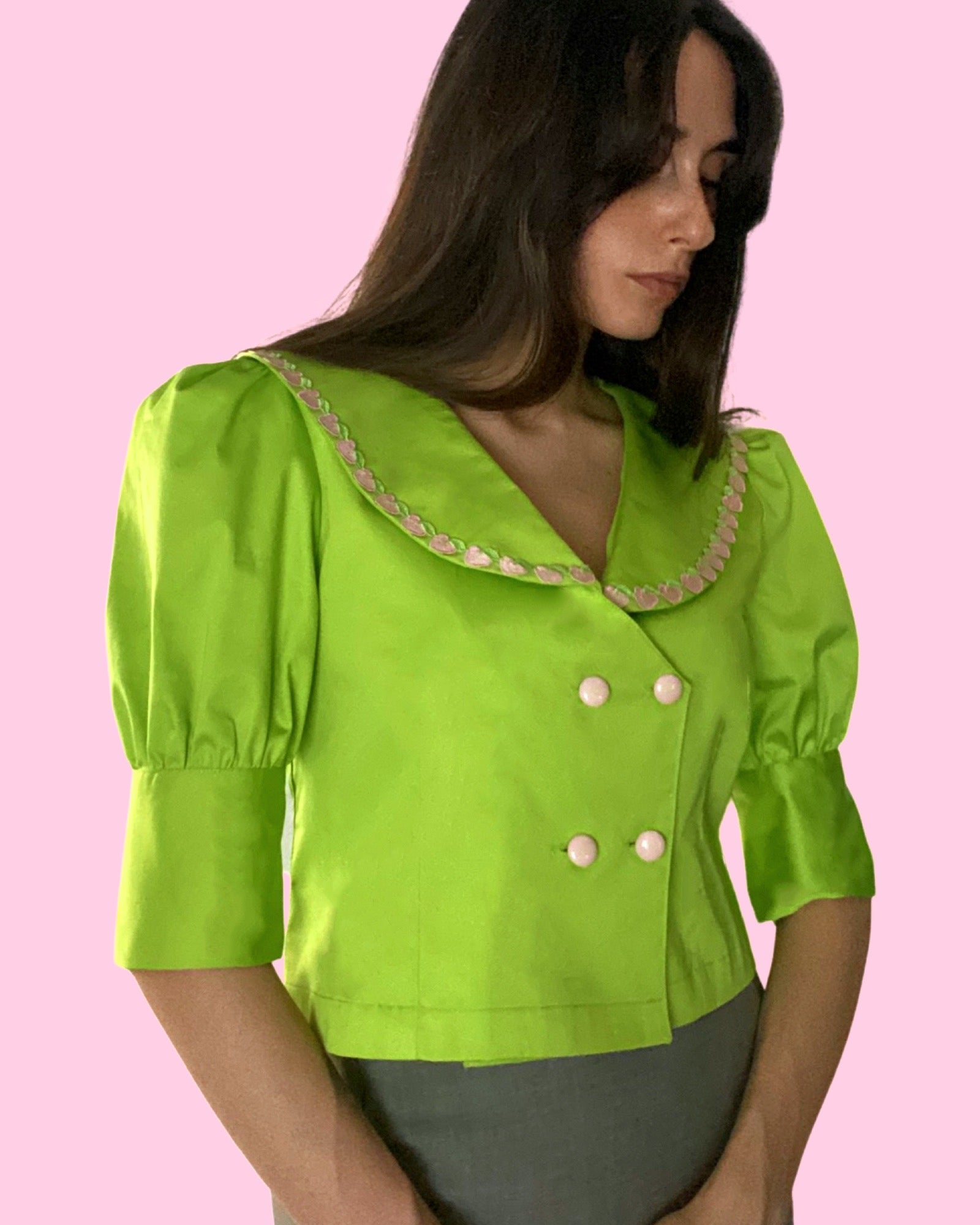 Tutti Frutti double-breasted blouse