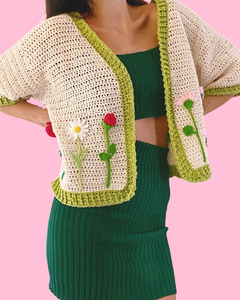 Cardigan in cotone Secret Garden