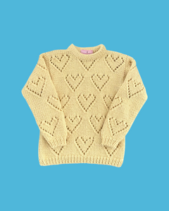 Heartbeat wool sweater