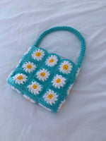 Load image into Gallery viewer, Love me-Love me not crochet mini bag
